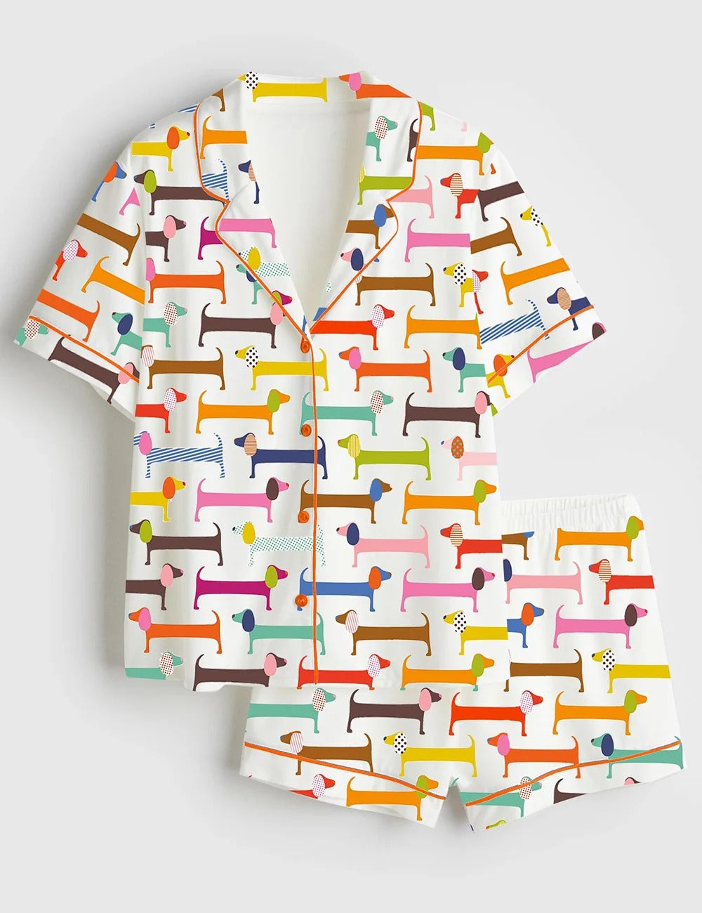 Women's Watercolor Dachshund Pajama Set