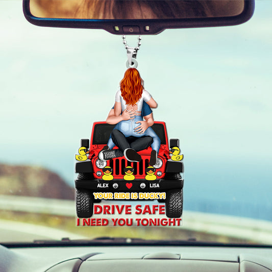 Personalized Gifts For Couple Car Ornament