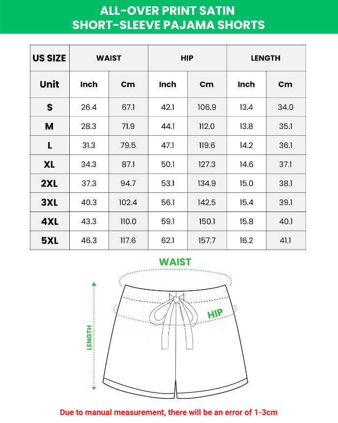 Women's Cartoon Print Shirt & Elastic Waist Shorts Pajama, Casual Comfy Short Sleeve Top & Shorts Pj Set, Ladies Sleepwear for Summer, Loungewear