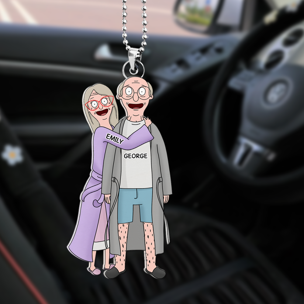 Personalized Gifts For Couple Car Ornament