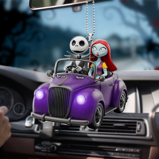 Forever Ride Car Ornament Personalized Gifts For Couple