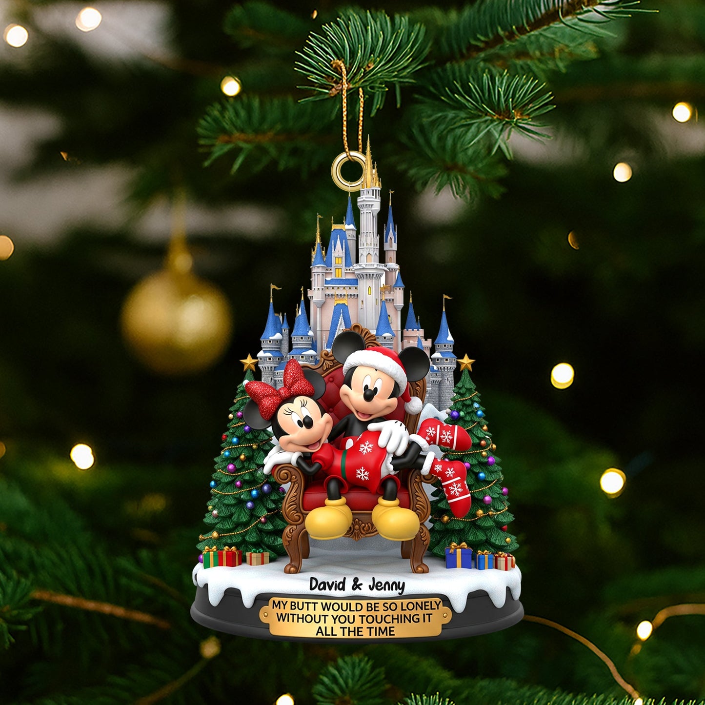 Personalized Gifts For Couple Christmas Ornament
