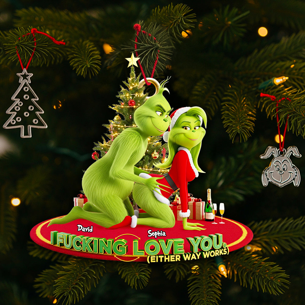 Personalized Gifts For Couple Christmas Ornament