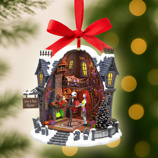 Spooky Love Christmas Ornament – Personalized Gifts For Couple