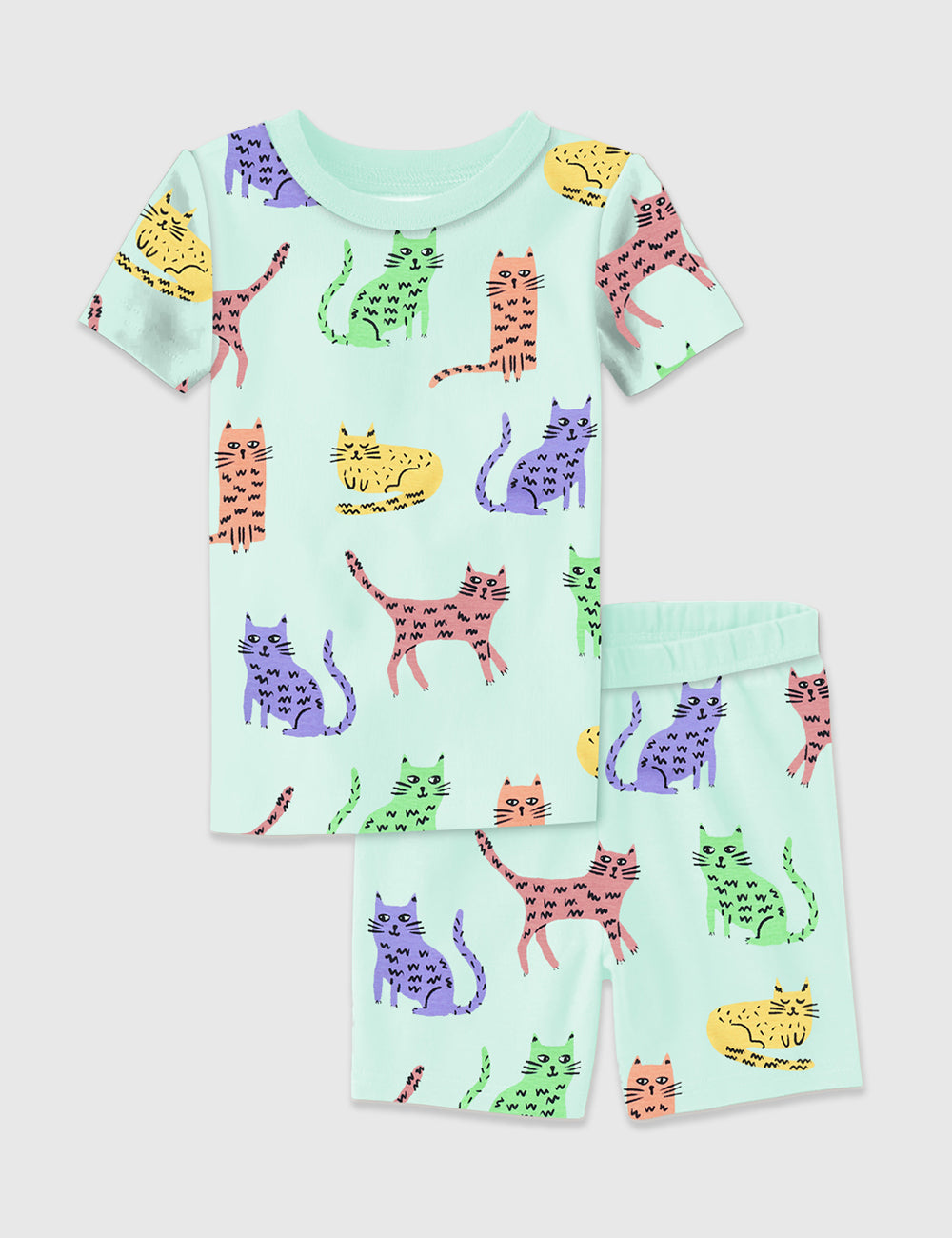 Kid's Cat Pajama Set