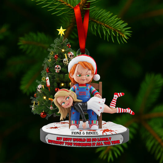 Mischievous Doll Couple Ornament -  Personalized Christmas Gifts For Couple