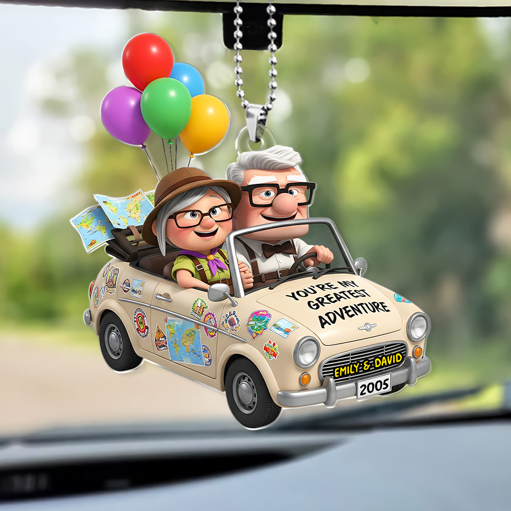 Couple Car Ornament - Personalized Gifts For Couple