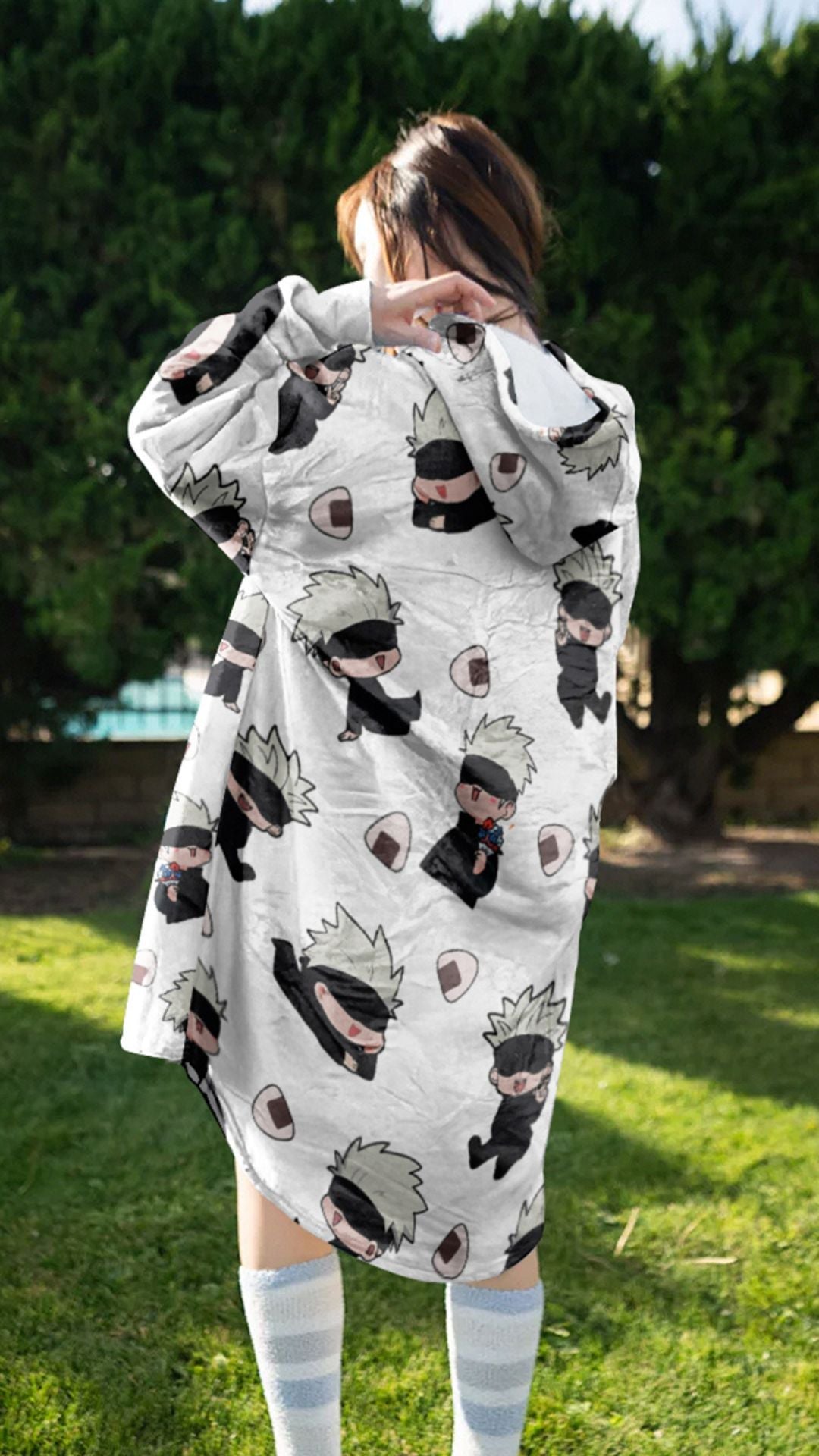 Gojo Hoodie Blanket