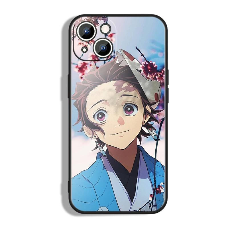 Anime Demon Blade Flame Soul Phone Case for iPhone – Protective and Stylish - Fits Most Models - Unique Printed Design