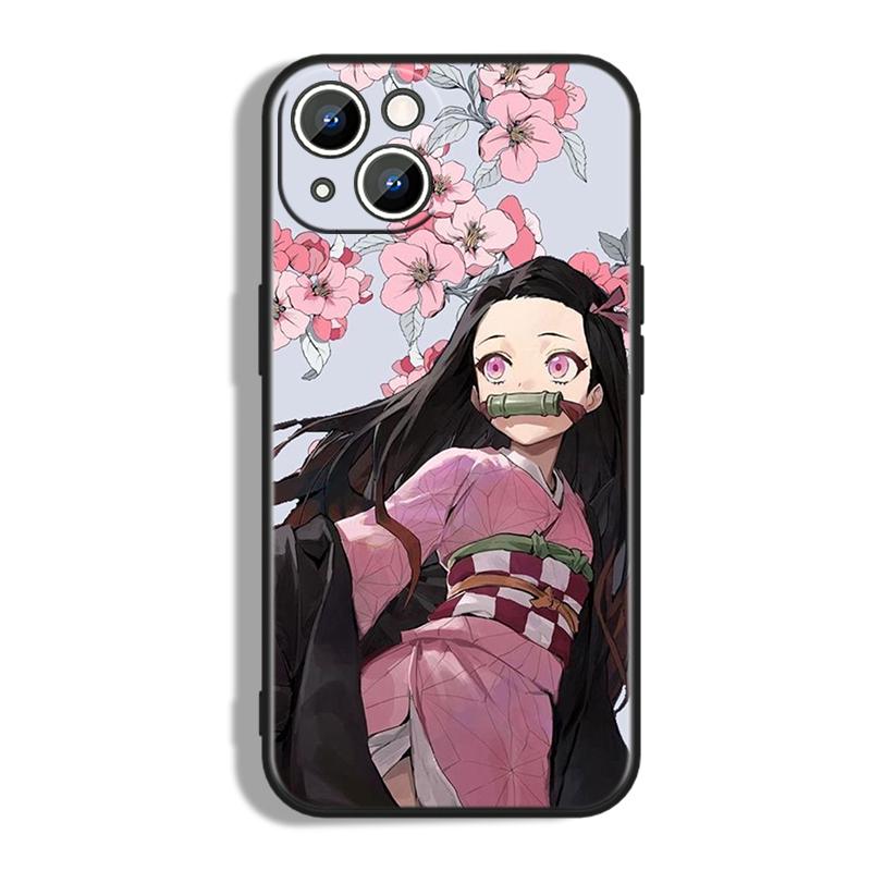 Anime Demon Blade Flame Soul Phone Case for iPhone – Protective and Stylish - Fits Most Models - Unique Printed Design