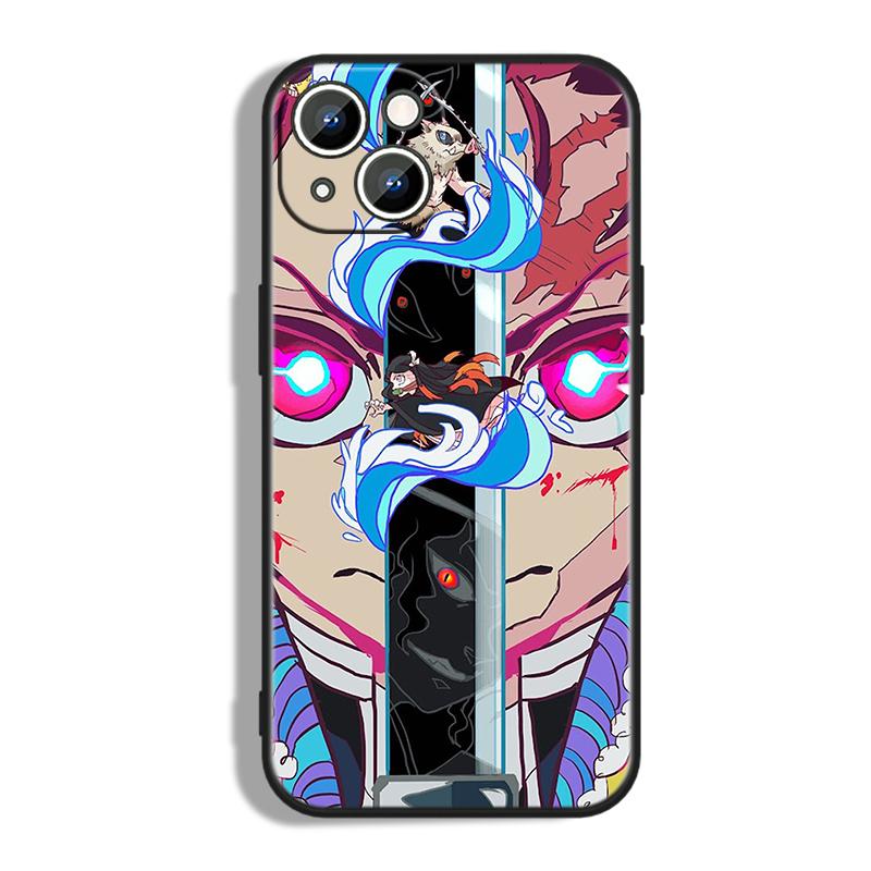 Anime Demon Blade Flame Soul Phone Case for iPhone – Protective and Stylish - Fits Most Models - Unique Printed Design
