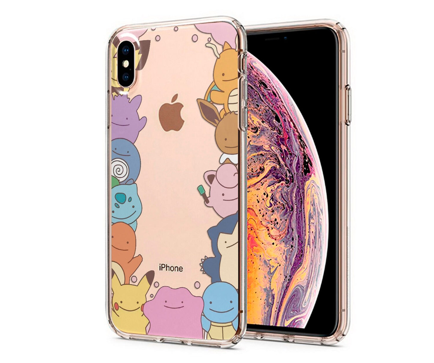 Cute Japan Monster Case, Japan Clear Protective Phone Case for iPhone