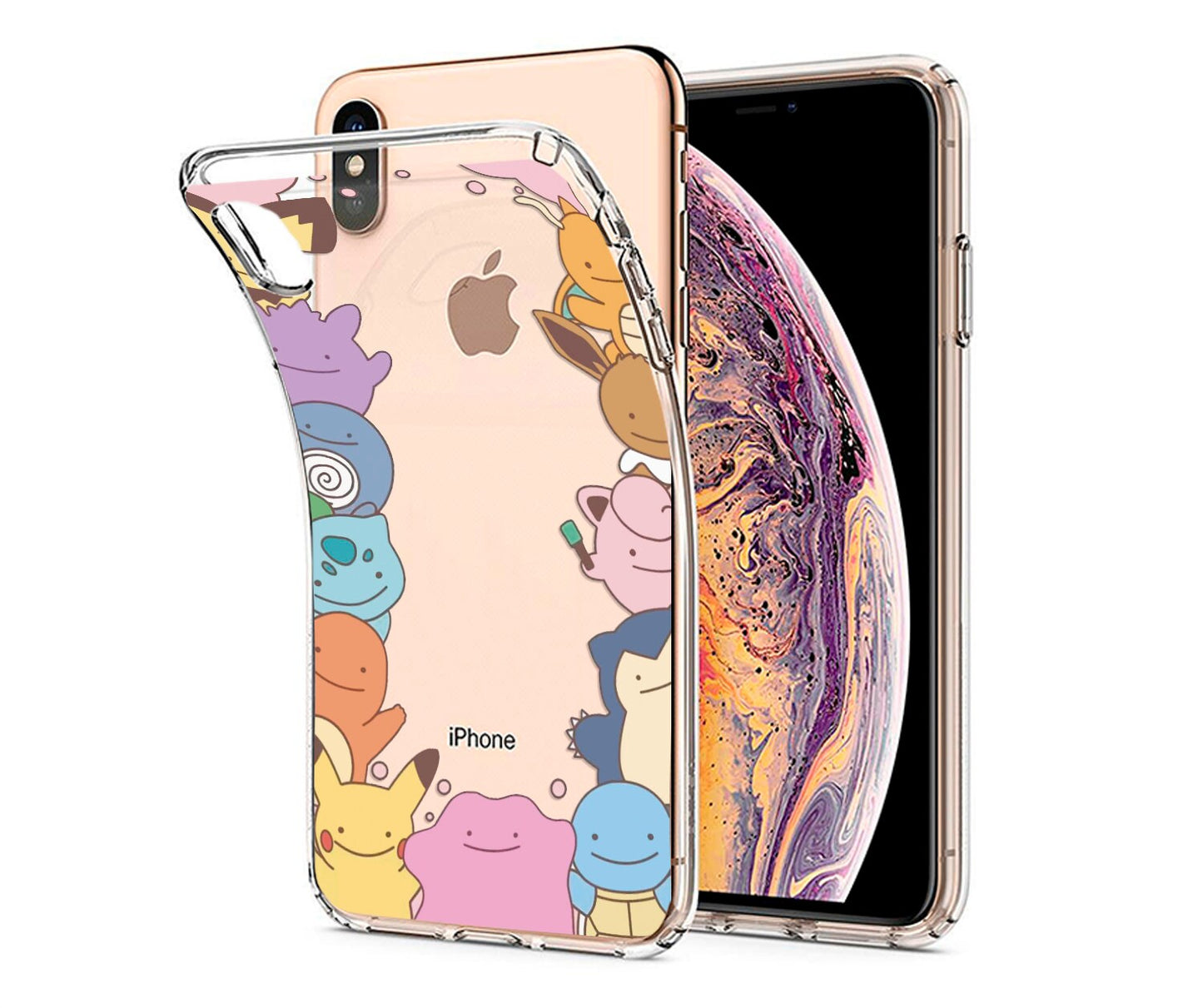 Cute Japan Monster Case, Japan Clear Protective Phone Case for iPhone