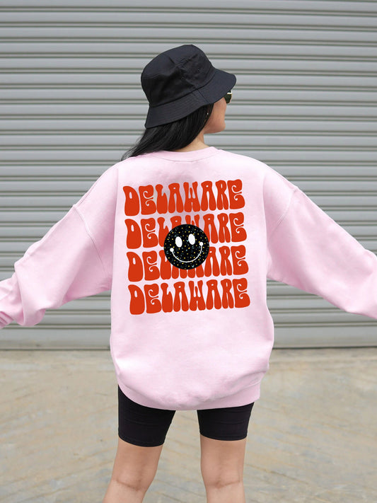 Delaware Game Day Themed Sweatshirt, shirt, Delaware Student Gift, UDel Tailgate Apparel, Custom Game Day Shirt, Delaware Sweatshirt, shirt