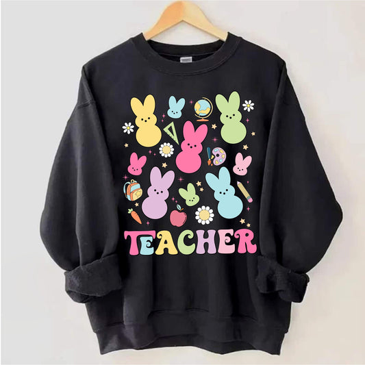 Easter Teacher Sweatshirt, Easter Teacher Shirt, Gift For Teacher, Teacher Easter Day Shirt, Teacher Easter Day Gift