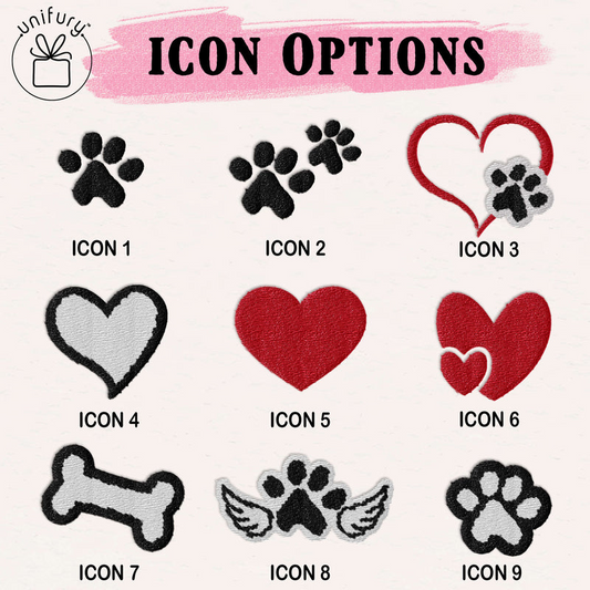 Custom Dog Portrait EST Embroidered Sweatshirt