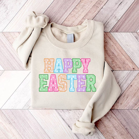 Happy Easter Sweathirt, Easter shirt, Easter Bunny Graphic Tee, Unisex Tee, T-shirt for Easter, Easter shirts for Women, Gift for Her