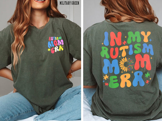 In My Autism Mom Era Shirt, Neurodiversity Shirt, Autism Awareness Shirt, Autism Puzzle Shirt, Gift For Autism Mom, Autism Mama gift