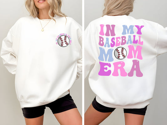 In My Baseball Mom Era Shirt, Baseball Mom Shirt, Baseball Mama Era, Baseball Mama Shirt, Gift For Baseball Mom, Baseball Shirt