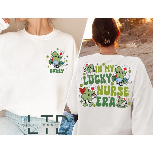 In My Lucky Nurse Era Shirt, Registered Nurse Shirt, St Patrick Nurse Shirt, St. Patrick's Day Shirt, Lucky Nurse Shirt, Gift For Nurse