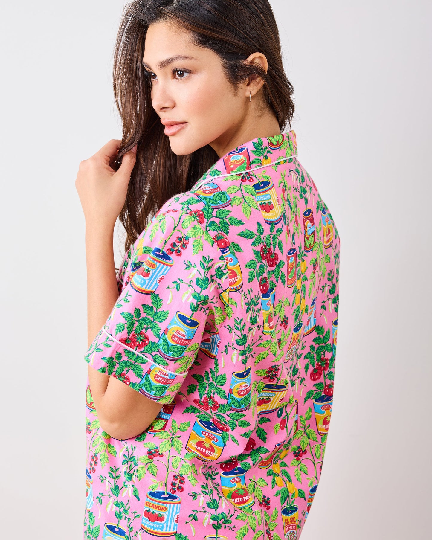 Kitchen Garden - Short Pajamas Set - Rose