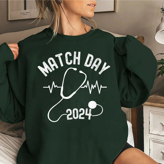 Match Day 2024, Comfort Colors, Medical School Match Day, Residency Match, Internist Match, Med School Match, Match Day Tee sweatshirt