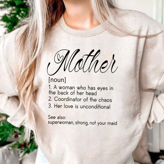 Mother Definition Shirt, Mother Long Sleeve, Mothers Day Sweatshirt, Mom Definition Shirt,Mom Life Long Sleeve,Meaning Of Mother Long Sleeve