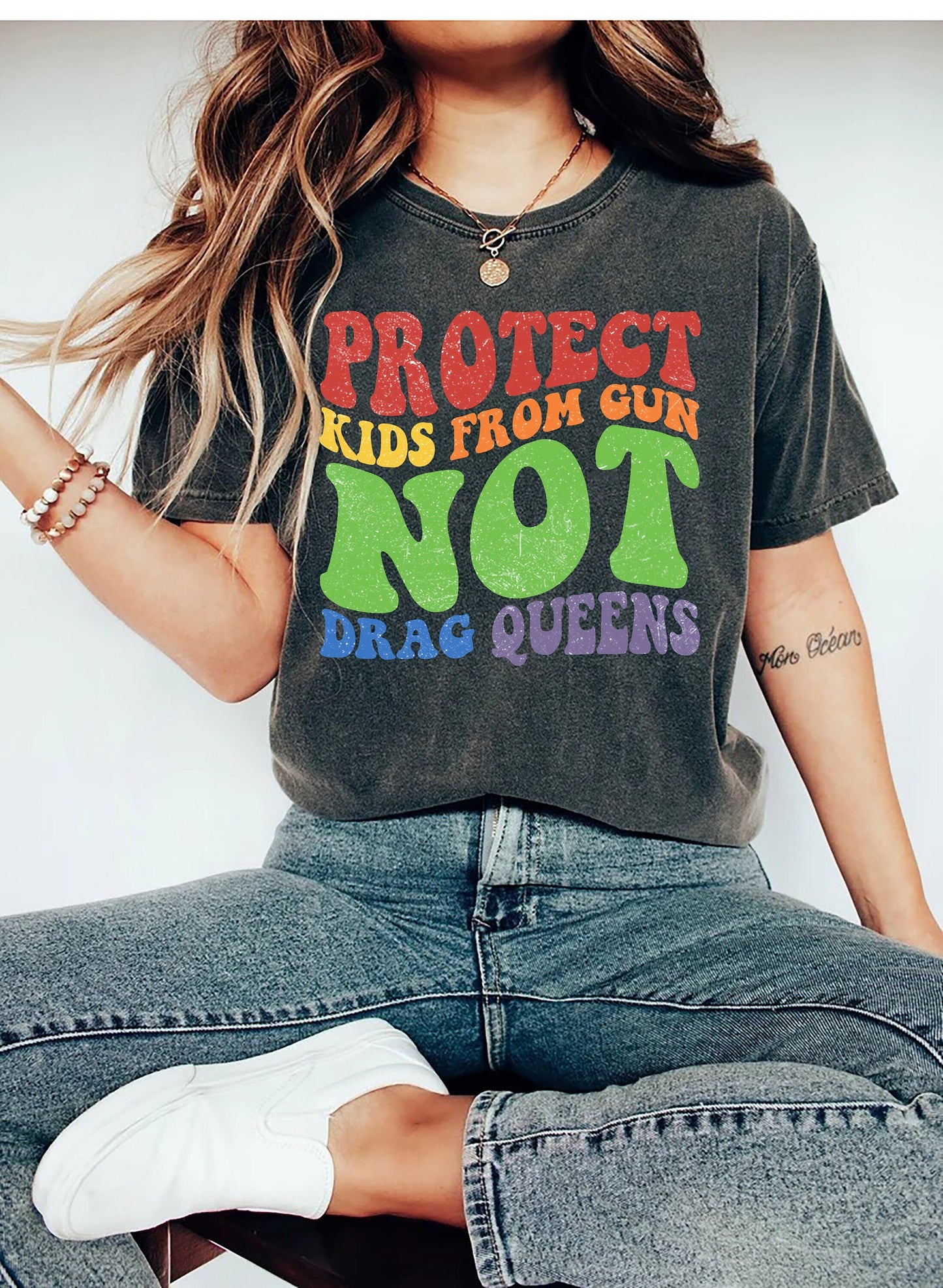 Protect Kids From Gun Not Drag Queens Shirt,Protect Kids Shirt,Ban Gun Not Drag Shirt,Protect Schools Tee,Gun Control Tee,Pray For Nashville