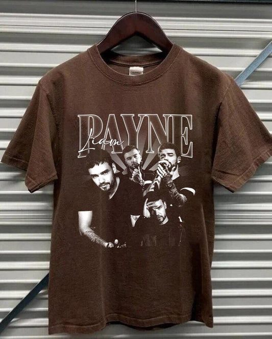 Retro Liam Payne Shirt, 90s Liam Payne unisex tshirt, In Memory Of Liam Payne, member's signature On.e Direc.tion Shirt, Gift for fans