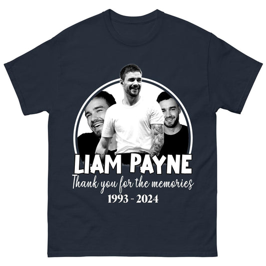 Rip Liam Payne Shirt, Liam Payne Shirt, Liam Payne Tribute Shirt, Liam Payne Memorial Shirt, Liam Payne Thank You For The Memories Shirt