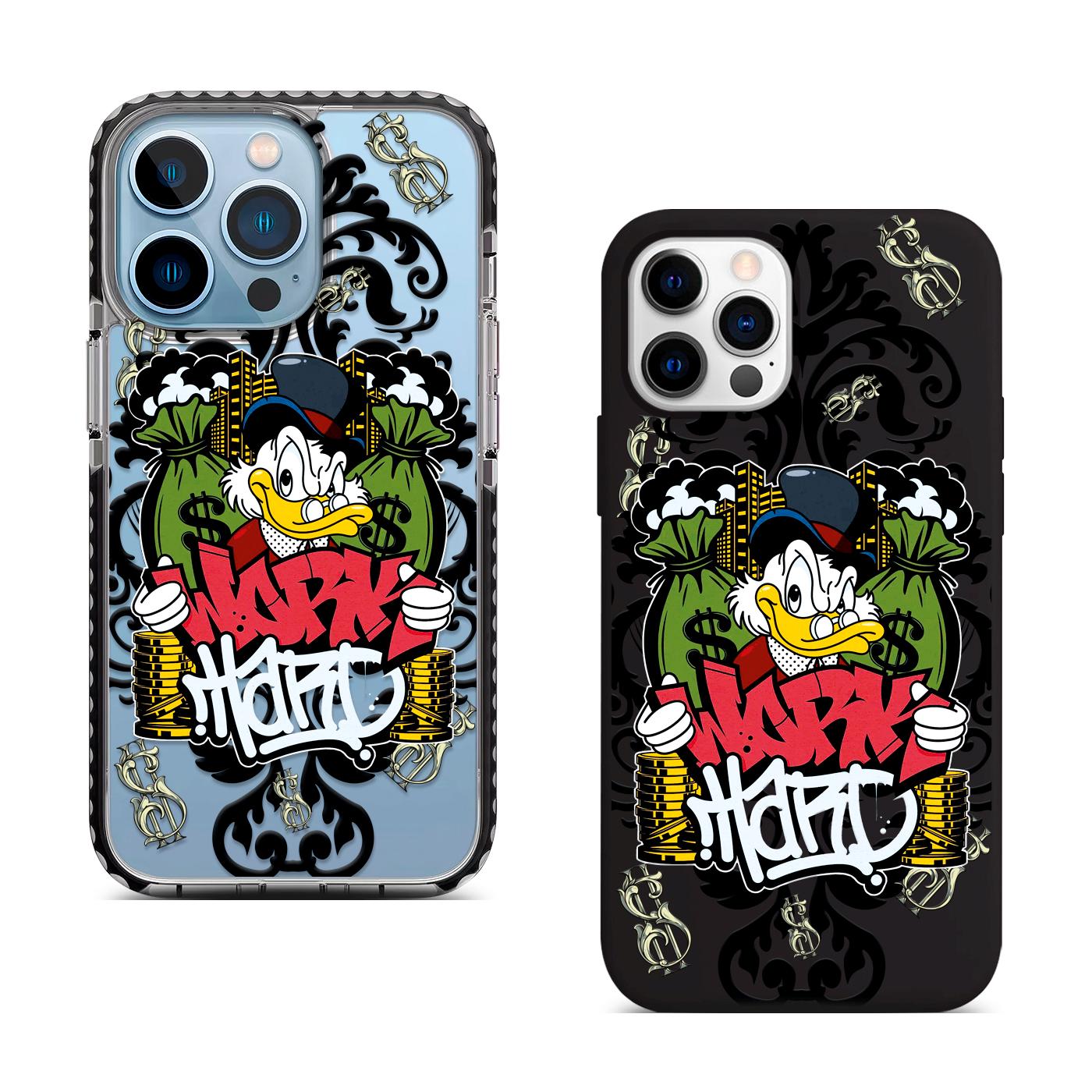 Rich Duck Graffiti, Urban Art Phone Case for iPhone Money Style Custom Case