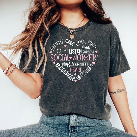 Social Worker Apprecitation Sweatshirt, Social Worker Gift, Motivational T-Shirt, Social Worker Hoodie, Social Work Crewneck Sweatshirt