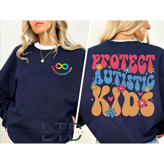 Special Education Autistic Shirt, Autism Awareness Mom Crewneck, Protect Autistic Kids Shirt, Sped Teacher Shirts, Inclusion Hoodie
