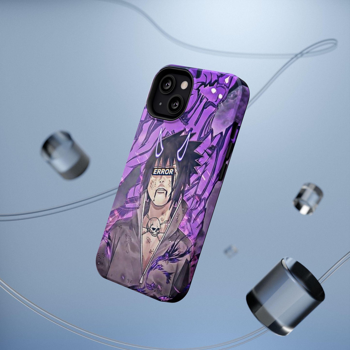 iPhone Impact-Resistant Case, Saske Anime Phone Cover, Protective Shell, Hard Case, Shockproof Phone Case, Otaku Gift