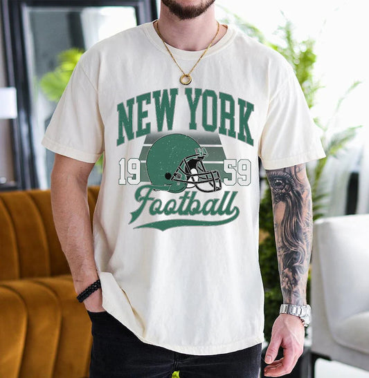 New York Retro Football Sweatshirt, New York Football Fan Gifts Shirt, New York Game Day Shirts, Jet Sweatshirt, Sunday Football