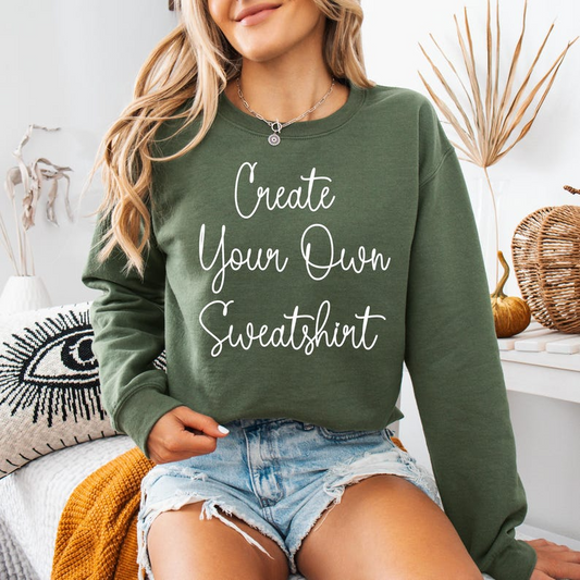 Custom Text Sweatshirt, Personalized Make Your Own Hoodie, Customized Logo Outfit, Custom Saying Clothing, Custom Inspired Text Hoodie Gift