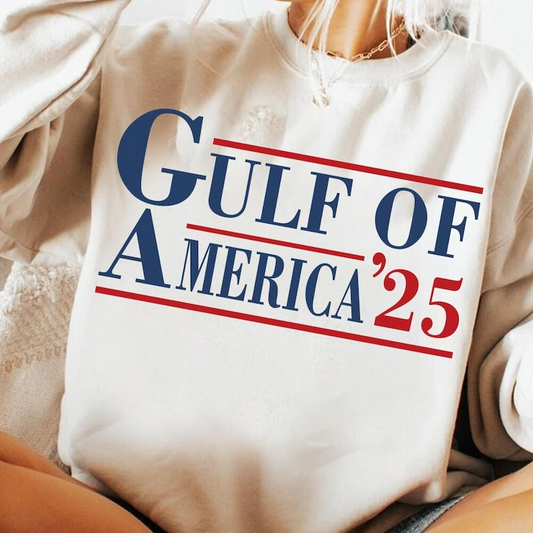 Gulf Of America 2025 Tshirt Design, Gulf of Mexico Png, Digital Download, Commercial Use Png, President America Viral Png