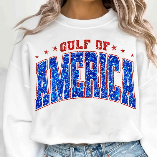 Gulf of America 2025 Png, Gulf of Mexico Png, Digital Download, Commercial Use Png, American Flag Png, Trend Shirt Png, Glitter Png
