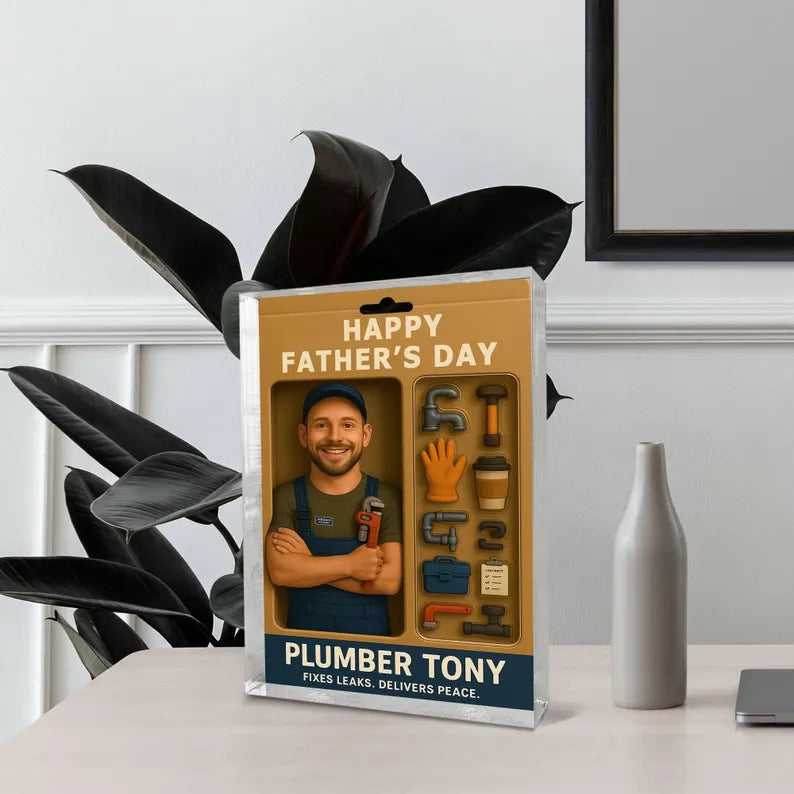 Personalized Father’s Day Gift –Celebrate Dad with a unique set of tools that fix leaks, solve problems, and deliver peace of mind every day