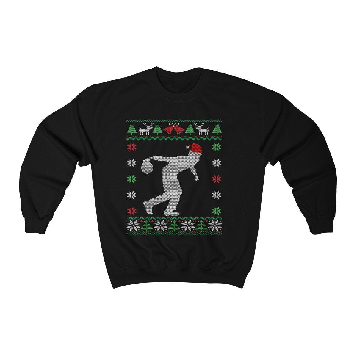 Bowling Santa Ugly Christmas Sweatshirt | Funny Bowling Shirt for Men | Bowler Gift | Matching Holiday Bowling Team | Bowling Mom Dad