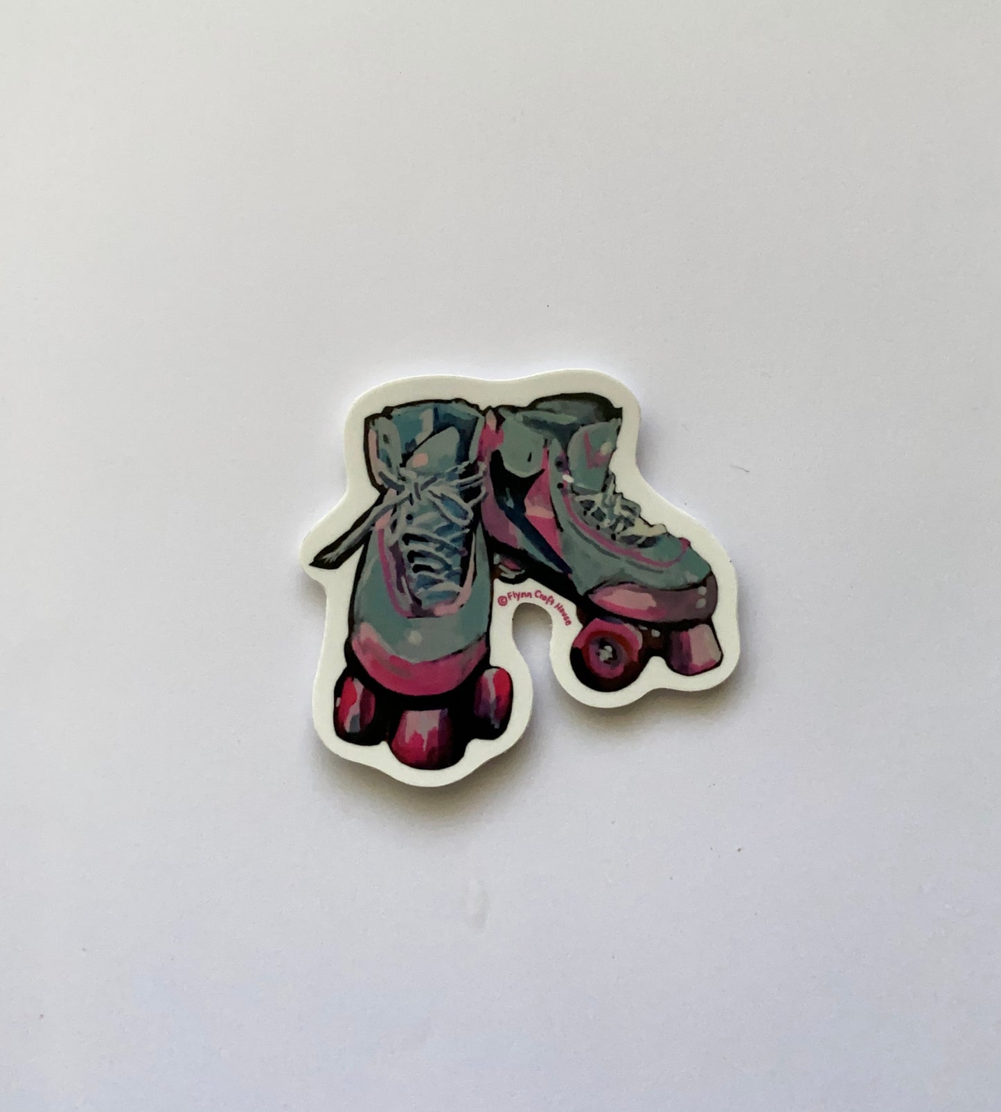 Roller Skates | 3" Glossy Vinyl Sticker Decal | Waterproof Weatherproof | Skates Rollerskates Derby