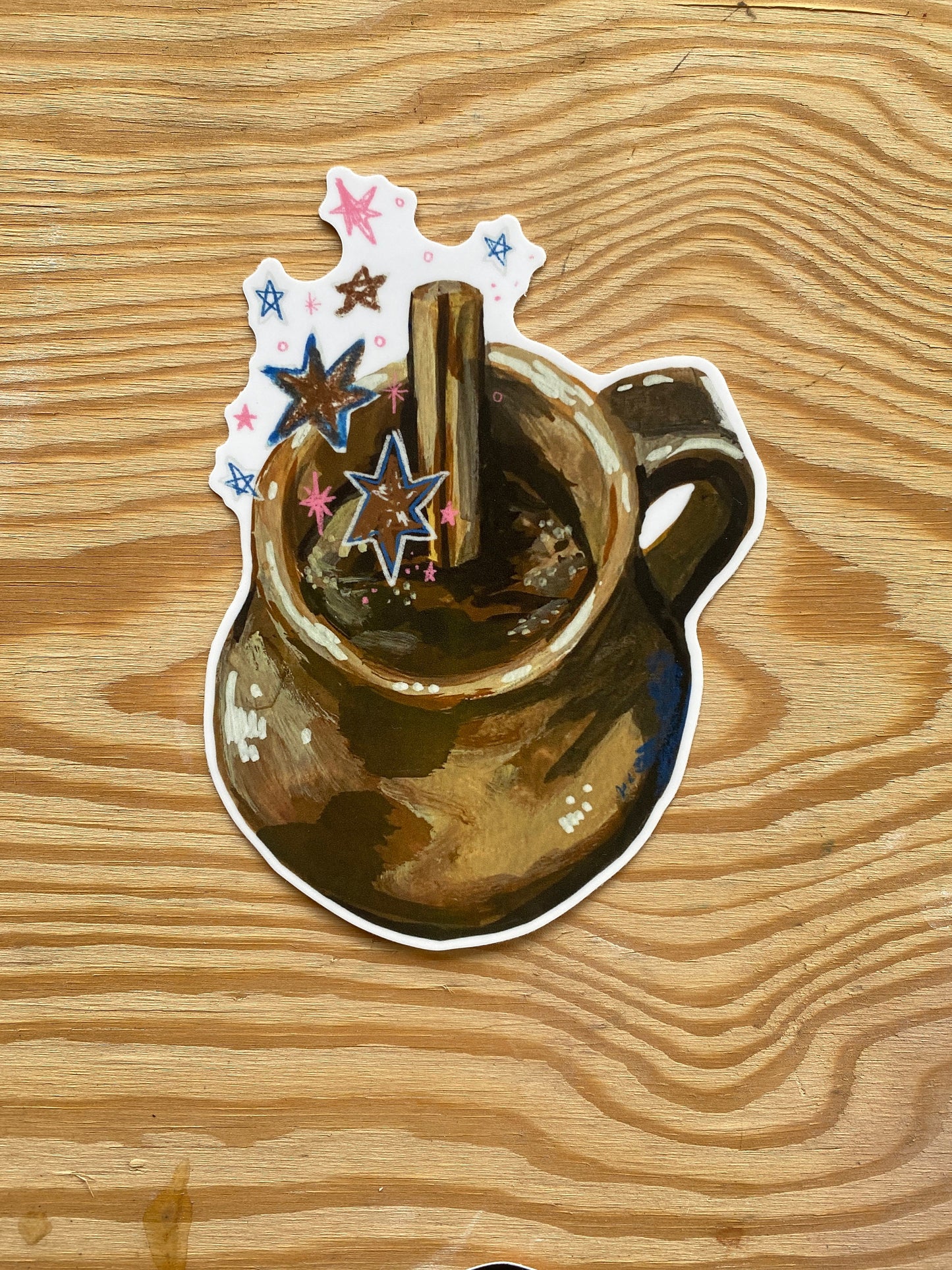 Cafe de Olla | 5" Huge Vinyl Sticker Decal | Waterproof Weatherproof | Mexican Coffee Chocolate