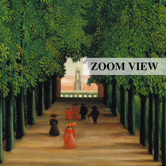 Henri Rousseau The Avenue in the park, Henri Rousseau print, Henri Rousseau poster, Tropical wall art, Tropical exhibition poster