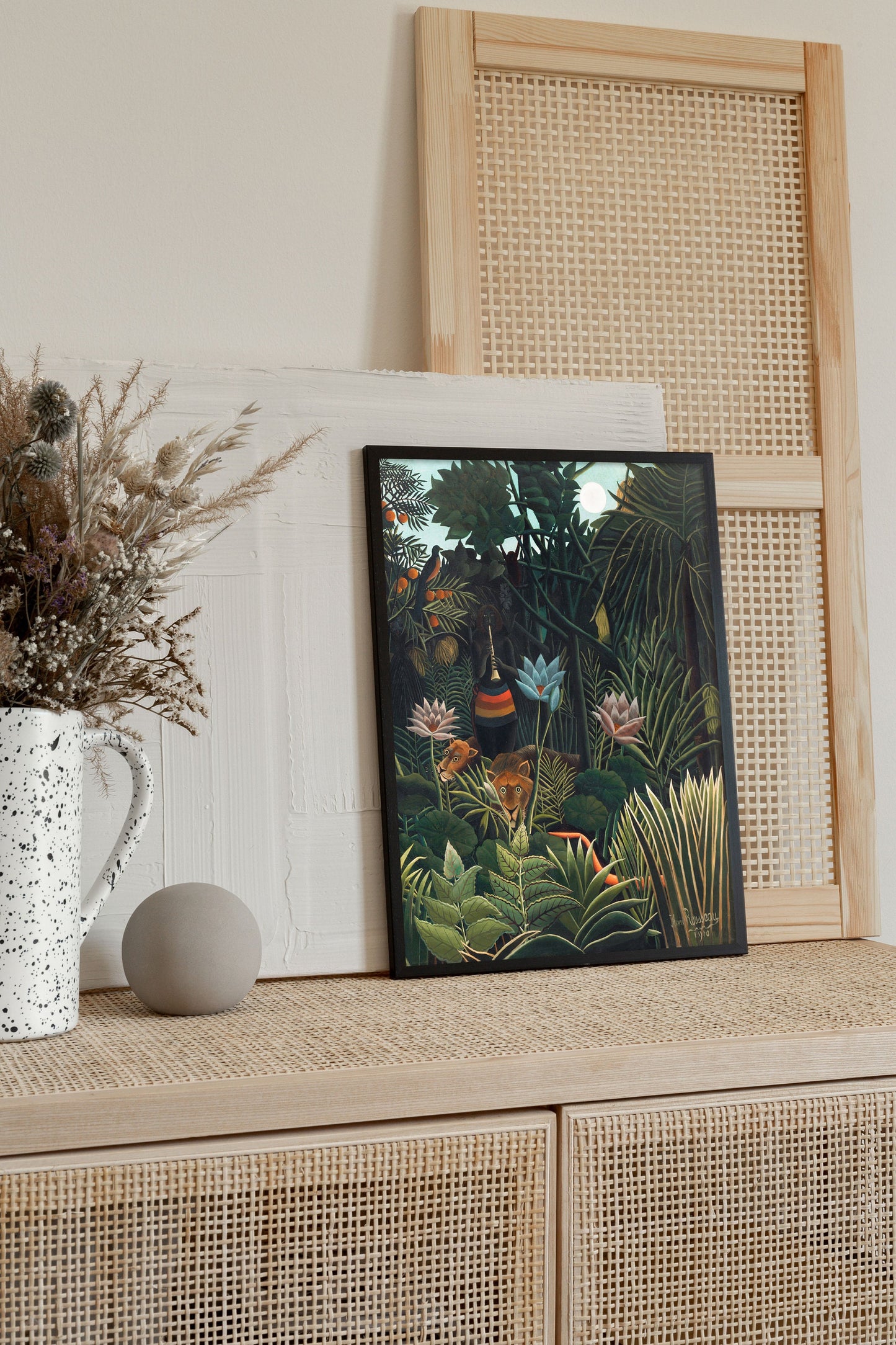 Henri Rousseau The Dream Poster, Henri Rousseau print, Henri Rousseau poster, Tropical wall art, Tropical exhibition poster