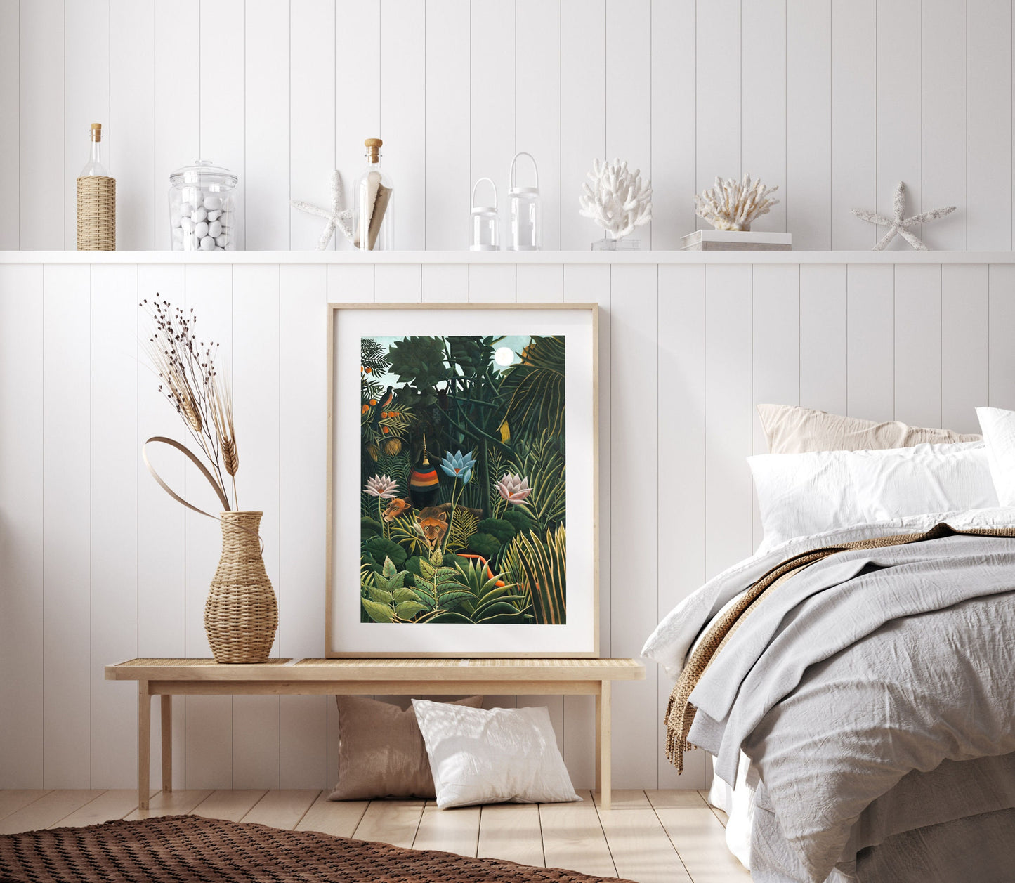 Henri Rousseau The Dream Poster, Henri Rousseau print, Henri Rousseau poster, Tropical wall art, Tropical exhibition poster