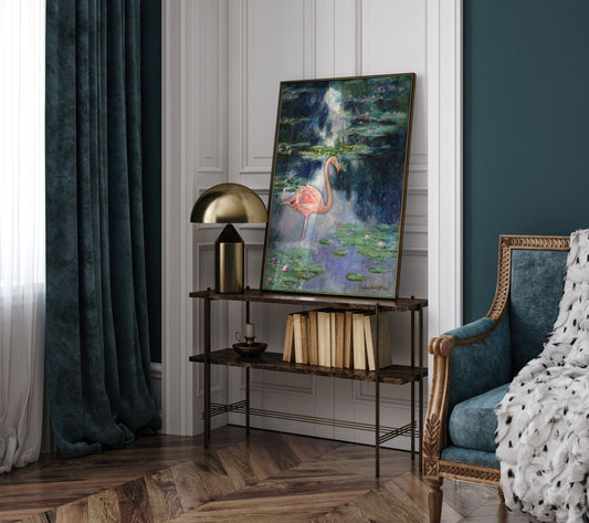 Claude Monet Exhibition Poster, Water lilies Claude Monet, Monet Exhibition Print, Monet Floral Print, Landscape wall art, Vintage Decor