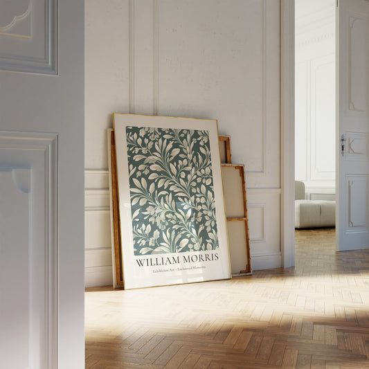 William Morris Poster | William Morris Print | Mid Century Modern Art  | Aesthetic Room Decor Flower Market Poster | Sage Green Wall Art
