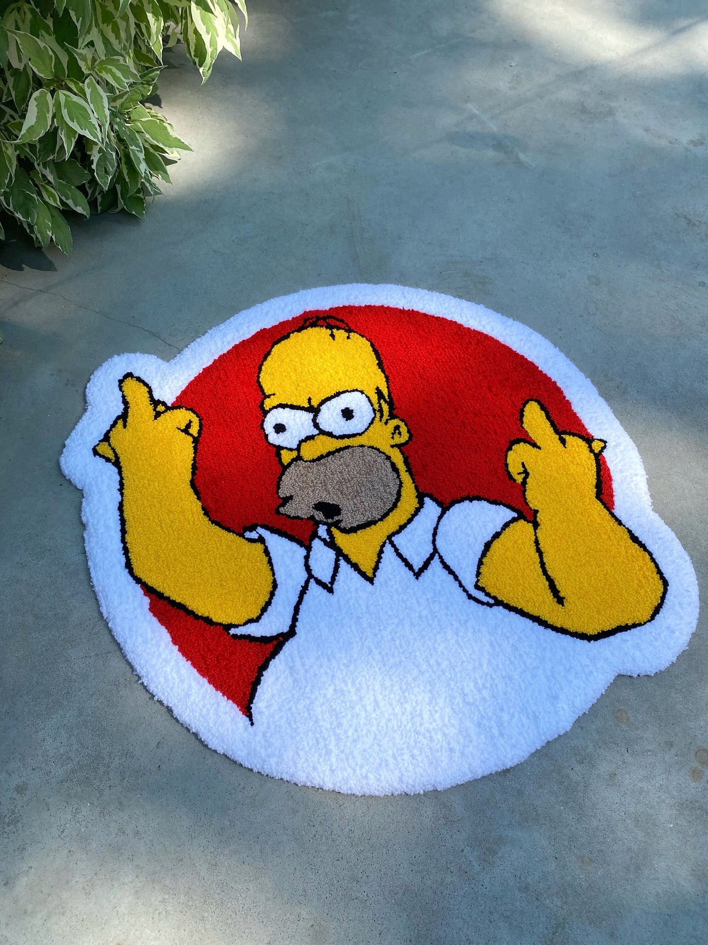 Tufted Cartoon Non-slip rug, Living room floor mat, Teenage Room Bedroom Decor, Cartoon Lover Gift, Fluffy Rug, Handmade Rug