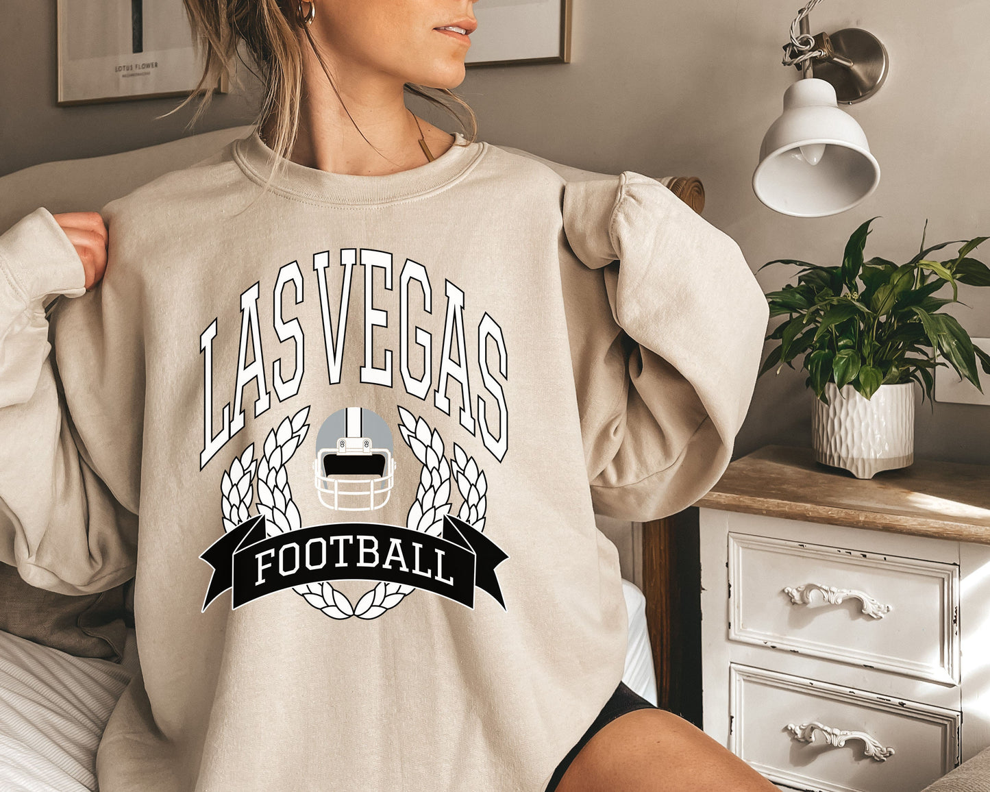Las Vegas Football Sweatshirt, Vintage Las Vegas Crewneck, Retro Las Vegas Sweatshirt, Las Vegas Varsity Sweatshirt, Las Vegas Longsleeve
