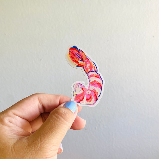 Shrimp Cocktail | Vinyl Sticker Decal | Waterproof Weatherproof | Shrimp Seafood Lover